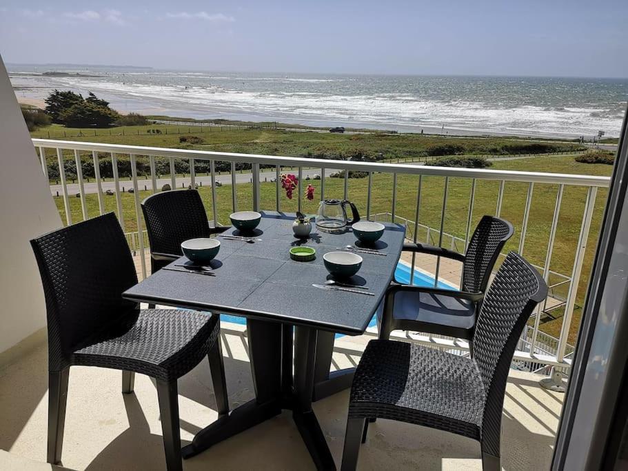 Beau T2 Face A L Ocean Vue Exceptionnelle Appartement Guidel Buitenkant foto